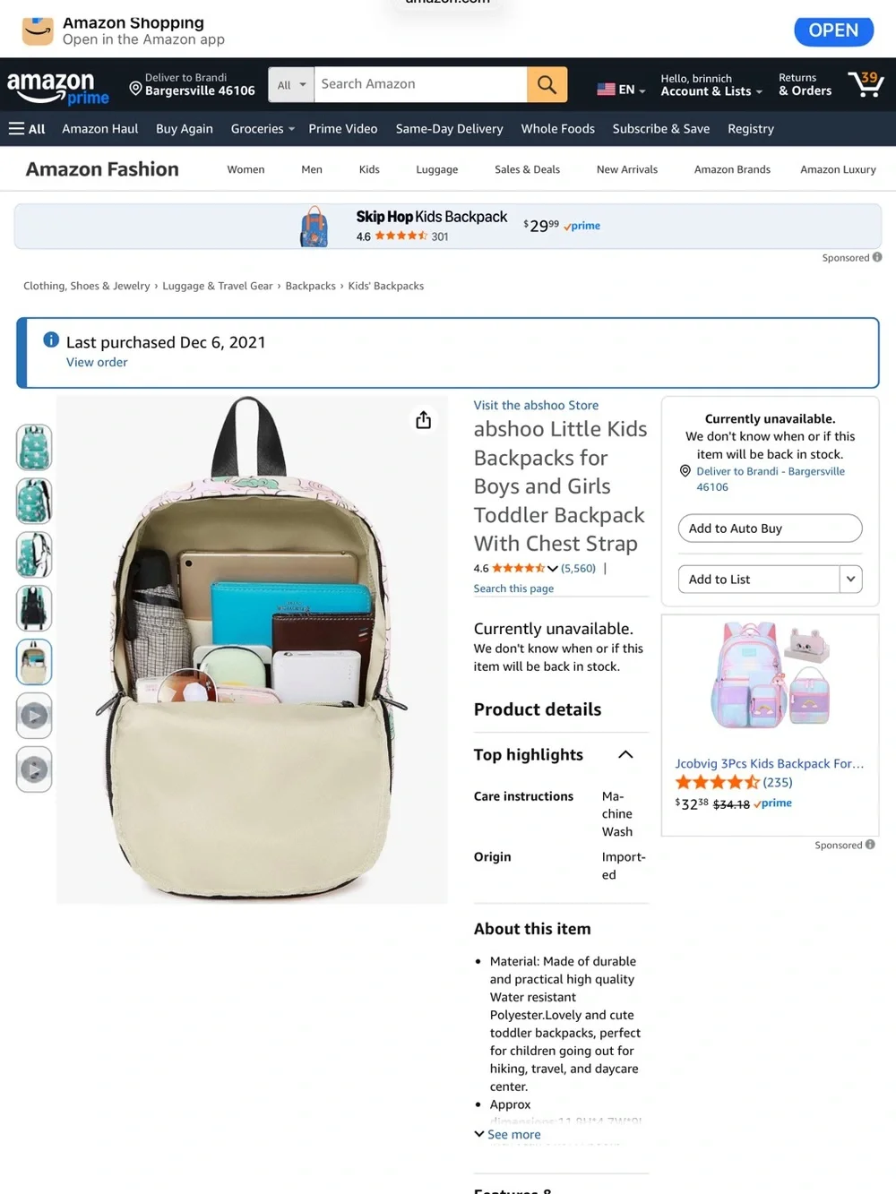 Toddler Vacation Set 🦩 Panda Flamingo Backpack